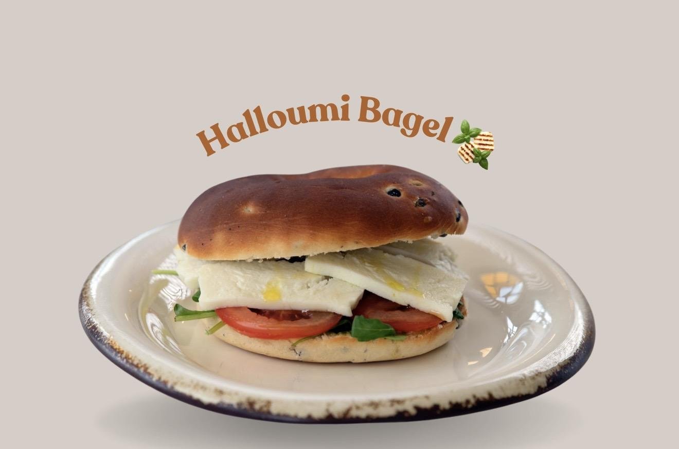 بيغل الحلومي المشوي